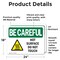 Signmission Hot Surface Sign, 18 in H x 24 in W, Vinyl Decal, Hot Surface Do Not Touch OS-2PACK-BC-D-1824-L-10030 - alternate 3